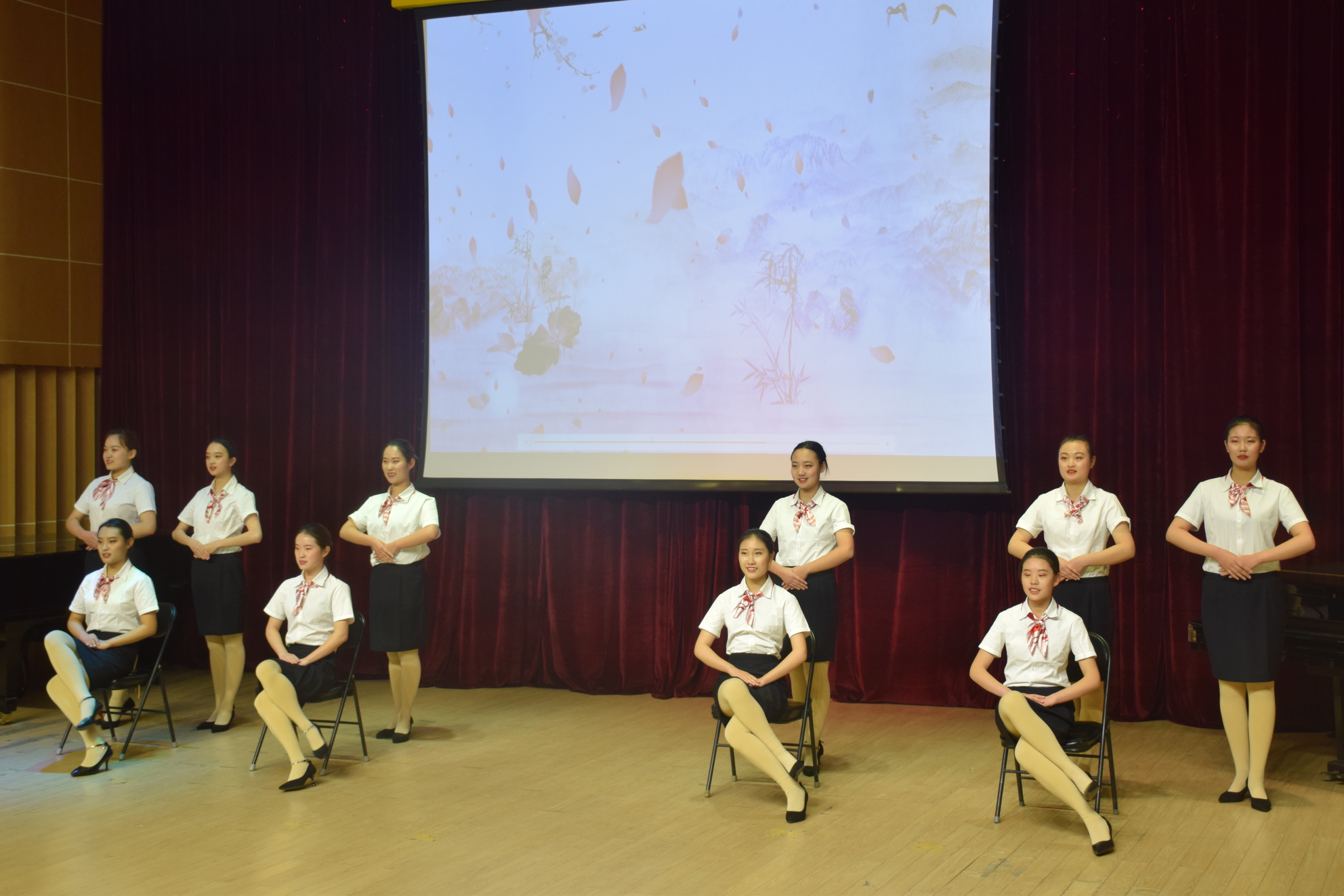 我院参加大学生文明养成校园礼仪大赛